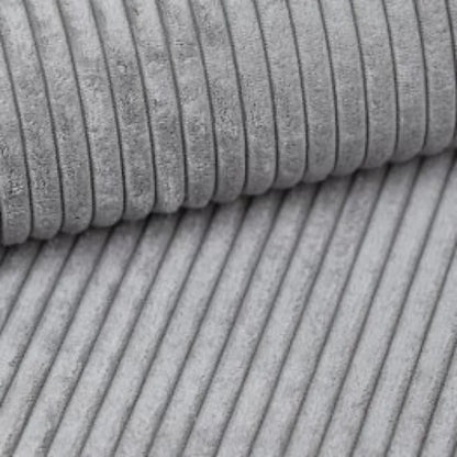 Jumbo Cord Beanbag Chair Cover Unfilled Large Bean Bag - Grey - Mekamart Australia