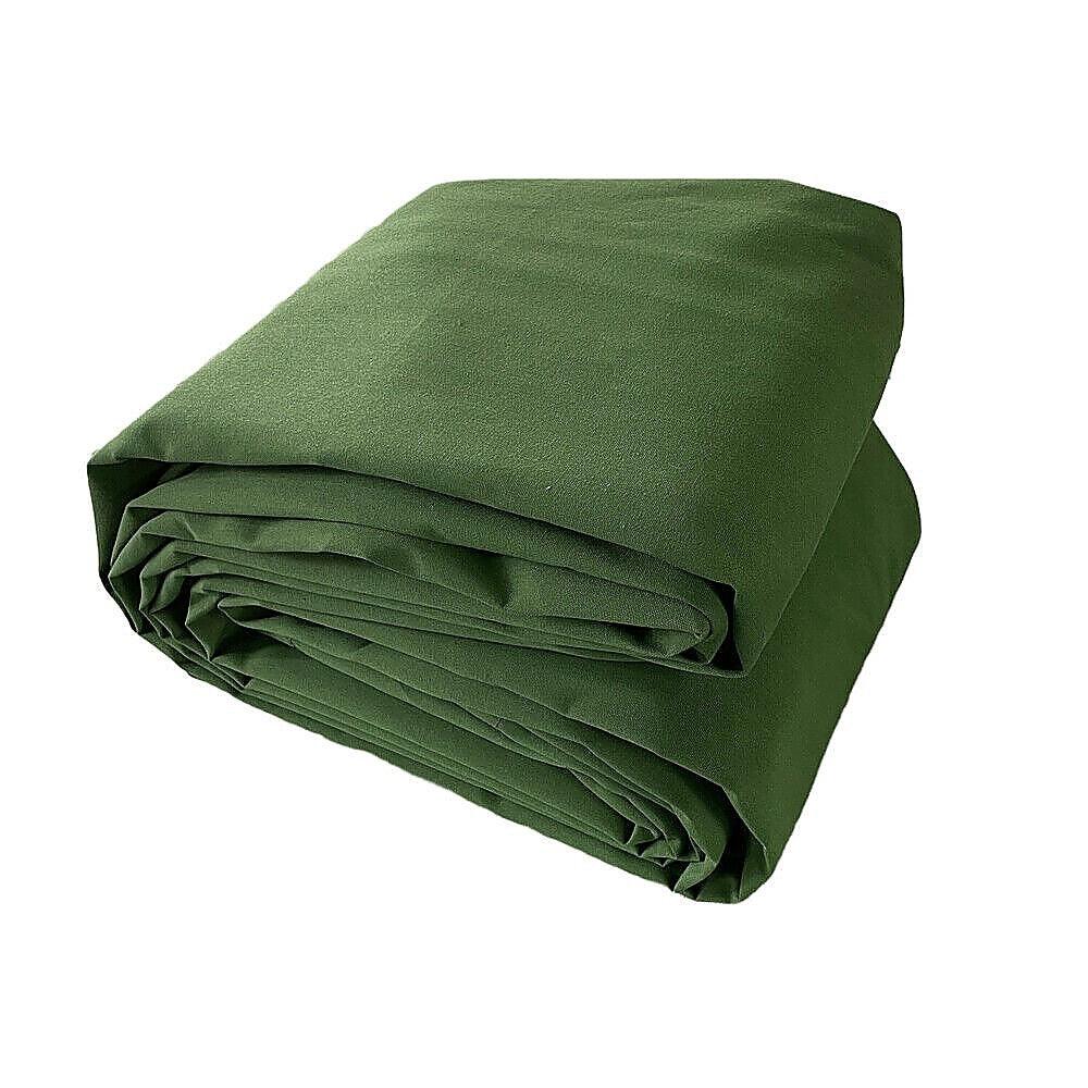 3x4M Army Heavy Duty Waterproof Canvas Tarp Tarpaulin Sun Blocked Dustproof - Mekamart Australia