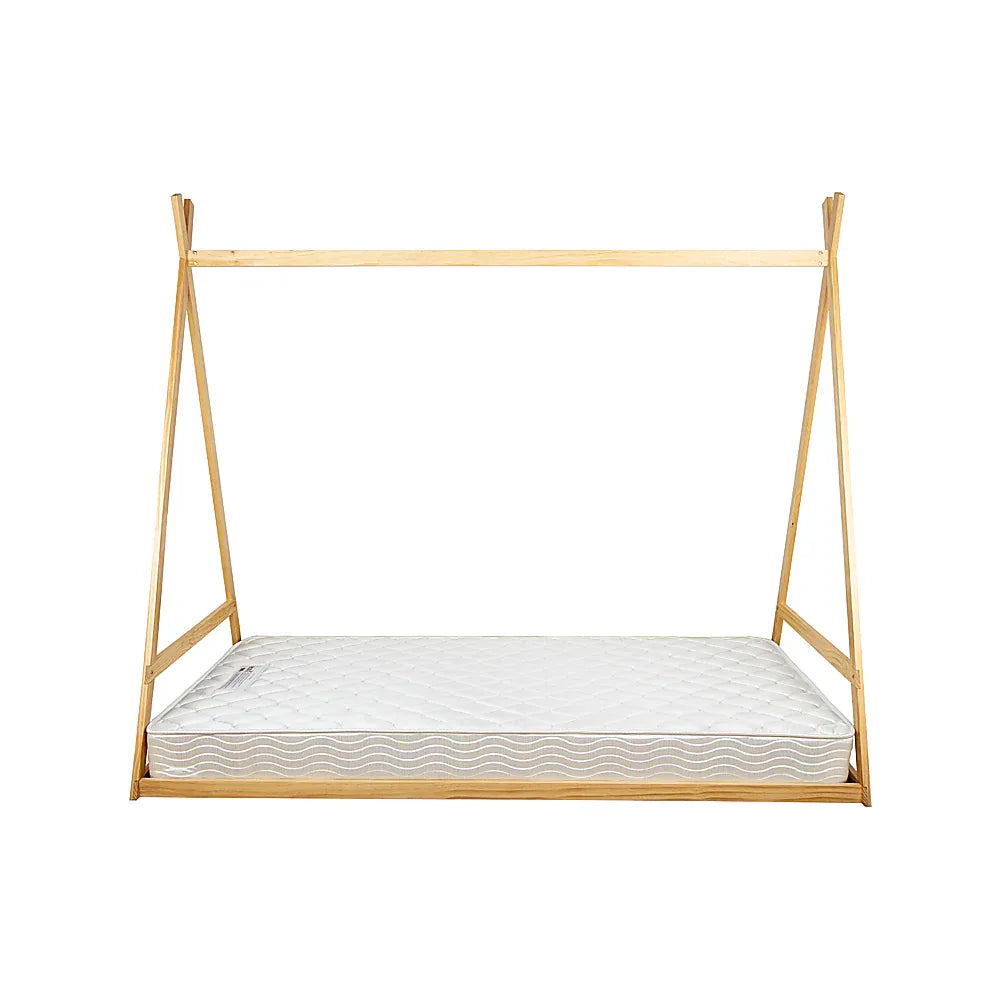 Kids Tent Montessori Toddler Floor Bed Wooden Bedframe - Mekamart Australia
