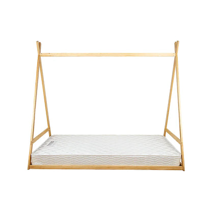 Kids Tent Montessori Toddler Floor Bed Wooden Bedframe - Mekamart Australia