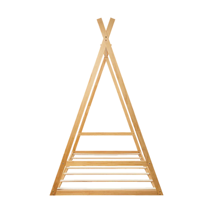 Kids Tent Montessori Toddler Floor Bed Wooden Bedframe - Mekamart Australia