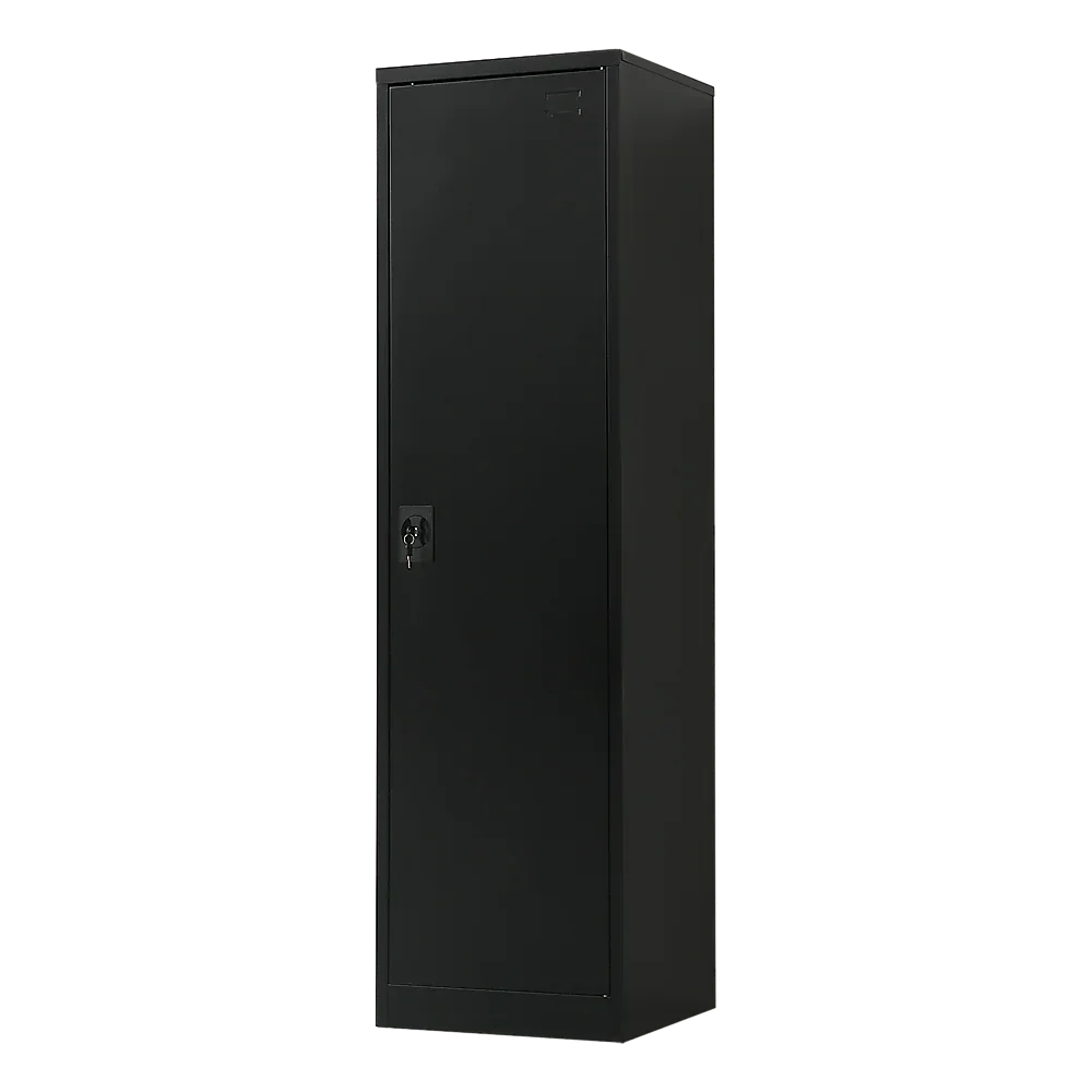 Single-Door Metal Tall Cabinet Shelf Storage for Home Office Gym - Mekamart Australia