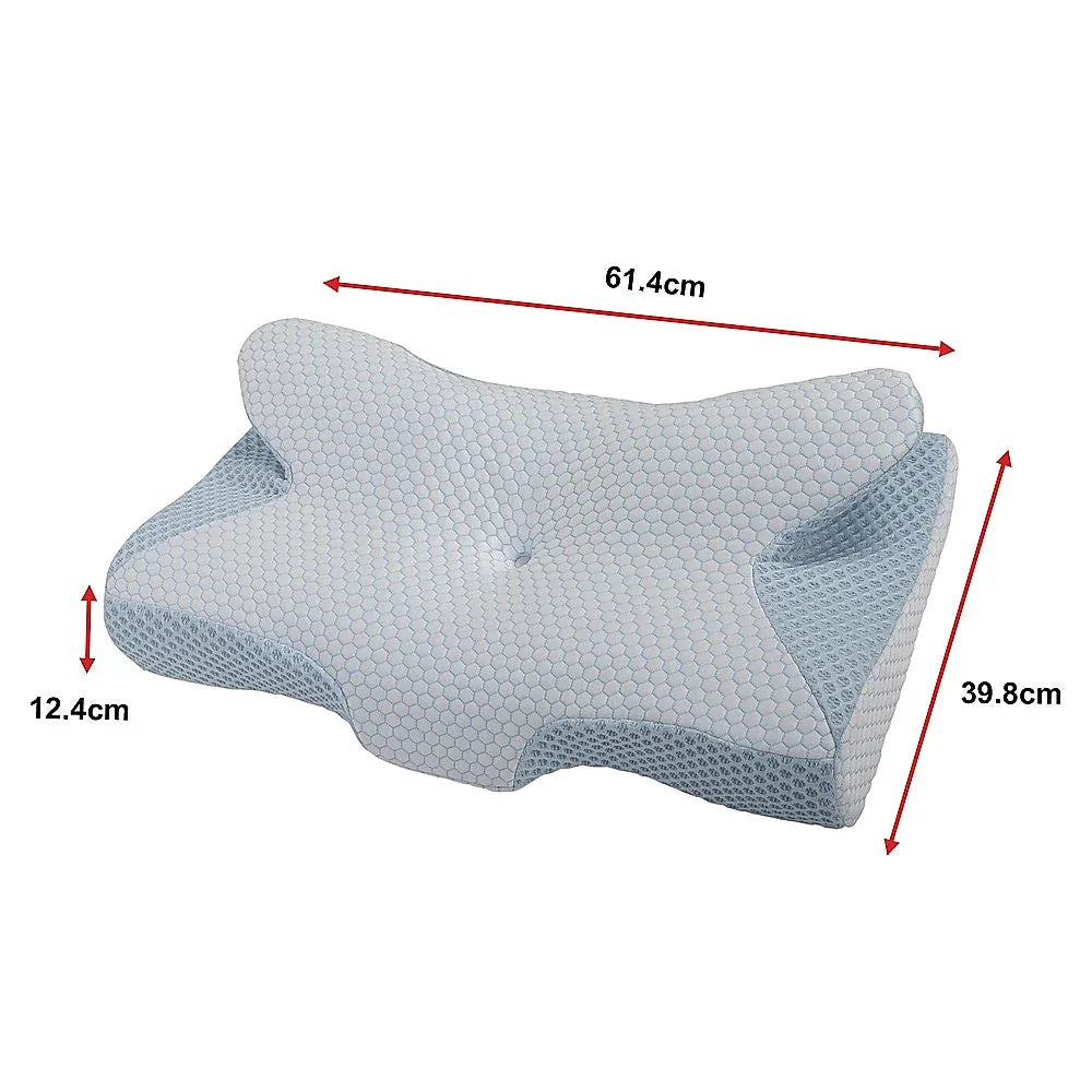 Soft Cervical Pillow for Neck Pain Relief Memory Foam Ergonomic - Mekamart Australia