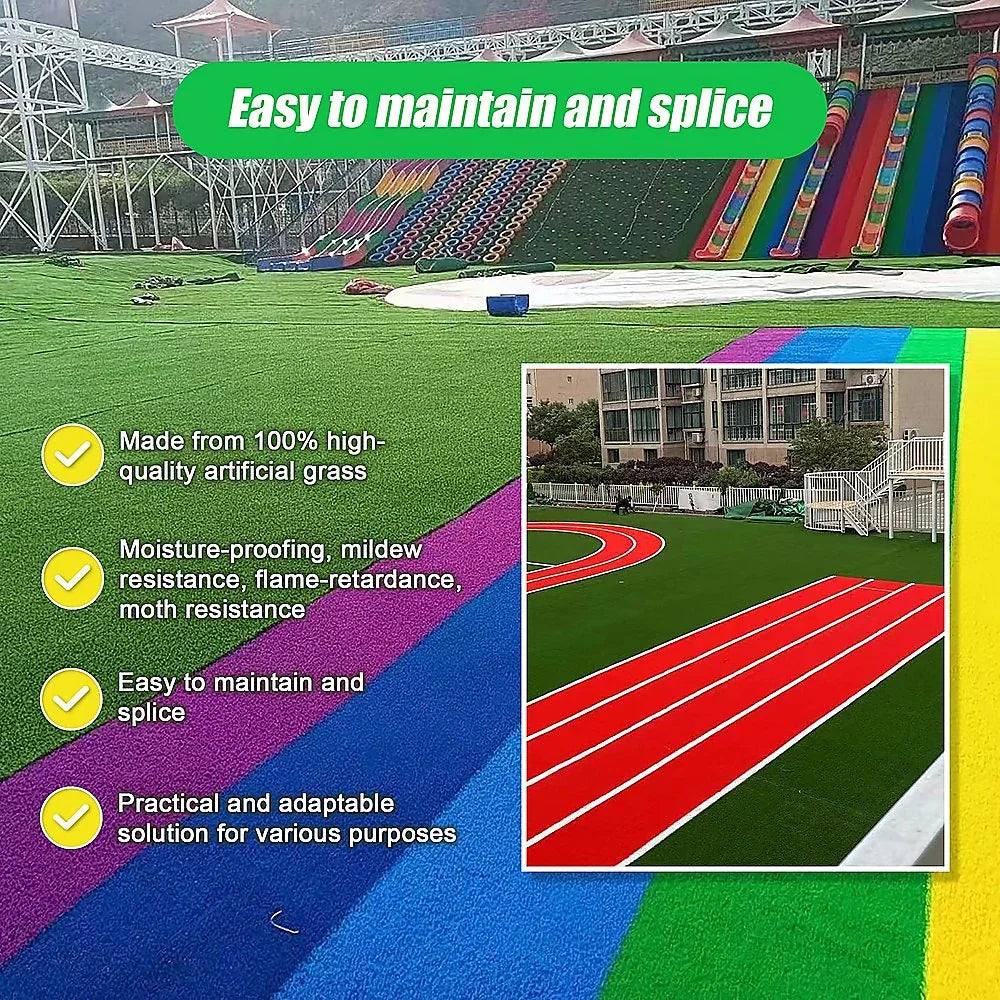 200cm x 250cm Lawn Turf Artificial Grass Mat Carpet Fake Synthetic Garden Landscape - Mekamart Australia