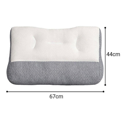 Cervical Ergonomic Pillow Soy Bean Contour Orthopedic Bed Neck Pain Washable - Mekamart Australia