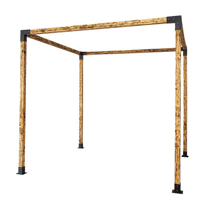 Roof Pergola Gazebo Shed Matte Black Steel Brackets DIY Kits - Mekamart Australia