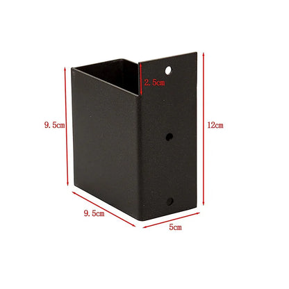 Roof Pergola Gazebo Shed Matte Black Steel Brackets DIY Kits - Mekamart Australia