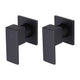 Bathroom Shower Bath Hot and Cold Square Mixer WATERMARK Certified in Black - Mekamart Australia
