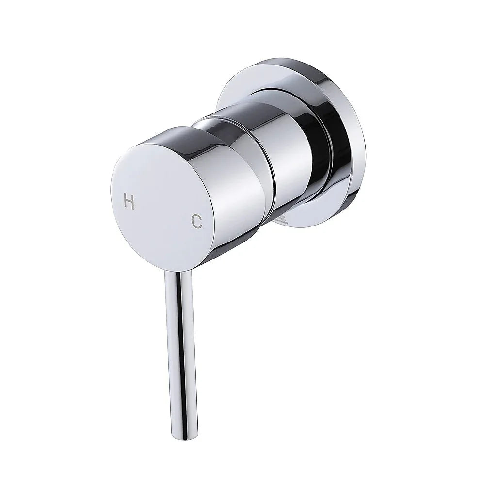 Single Round Shower Bath Mixer Tap Bathroom WATERMARK Approved - Mekamart Australia