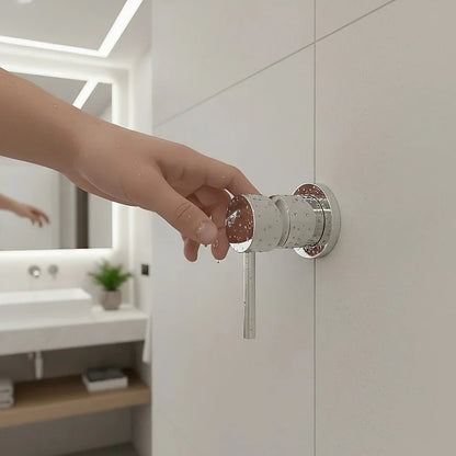 Single Round Shower Bath Mixer Tap Bathroom WATERMARK Approved - Mekamart Australia