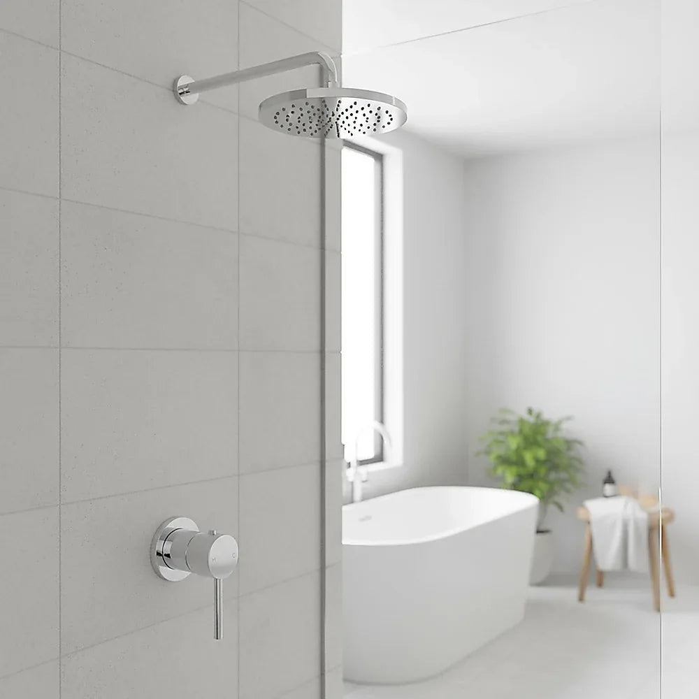 Single Round Shower Bath Mixer Tap Bathroom WATERMARK Approved - Mekamart Australia