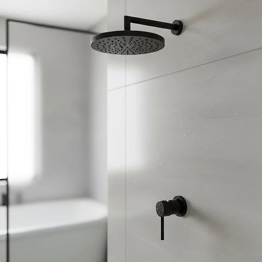 Single Round Shower Bath Mixer Tap Bathroom WATERMARK Approved - Mekamart Australia