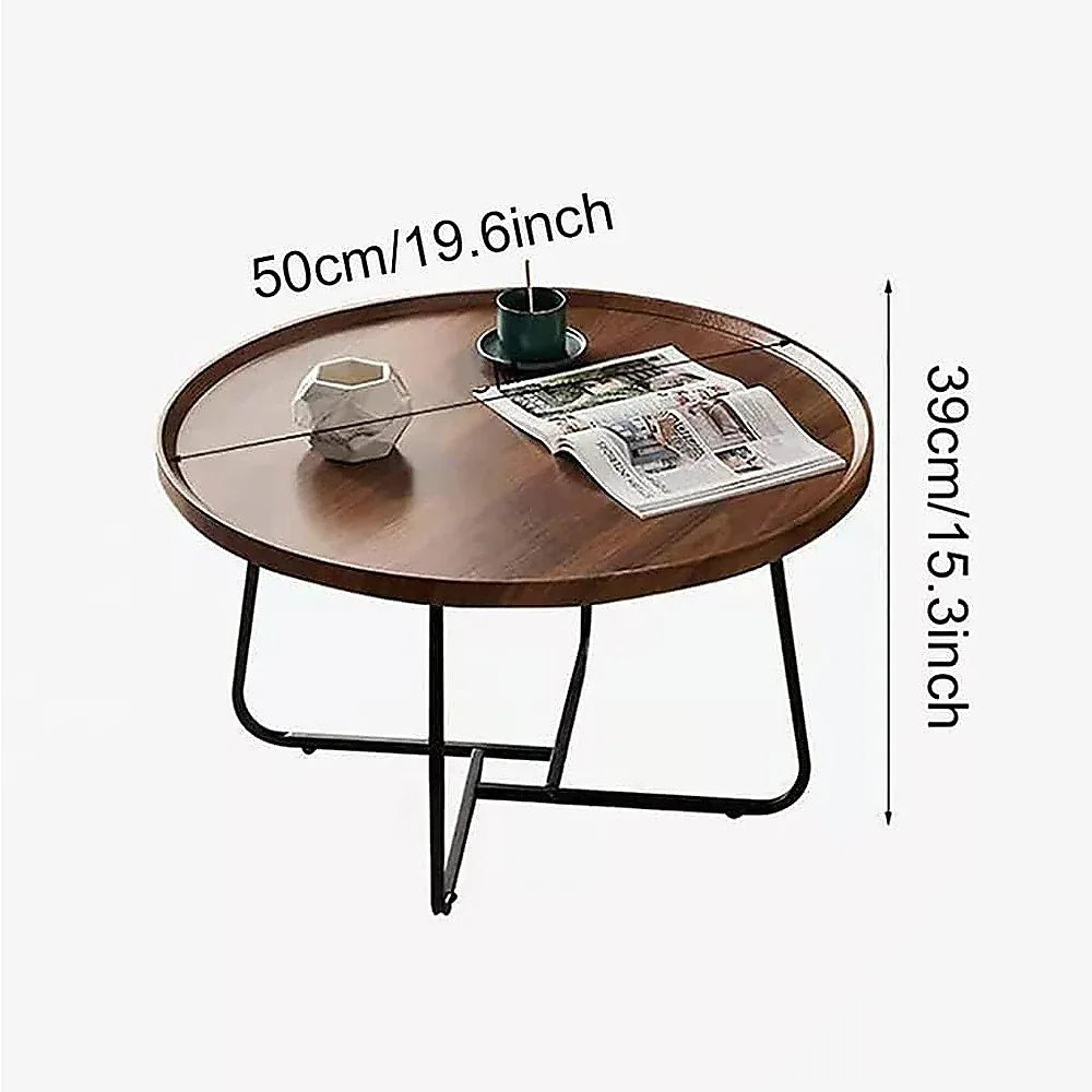 Side Table for Living Room Round Coffee Table - Mekamart Australia