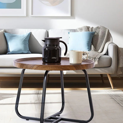 Side Table for Living Room Round Coffee Table - Mekamart Australia