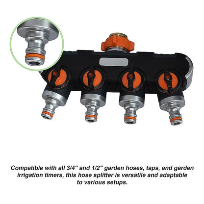 4-Way Water Distributor Garden Irrigation - Mekamart Australia