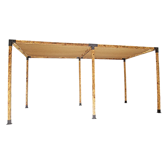 Roof Pergola Gazebo Shed Matte Black Steel Brackets and Coffee Screen DIY Kits - Mekamart Australia
