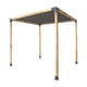 Roof Pergola Gazebo Shed Matte Black Steel Brackets and Black Screen DIY Kits - Mekamart Australia