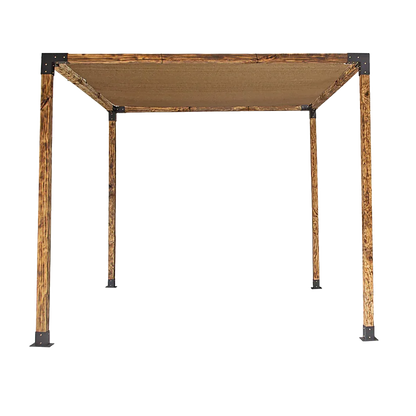 Roof Pergola Gazebo Shed Matte Black Steel Brackets and Coffee Screen DIY Kits - Mekamart Australia