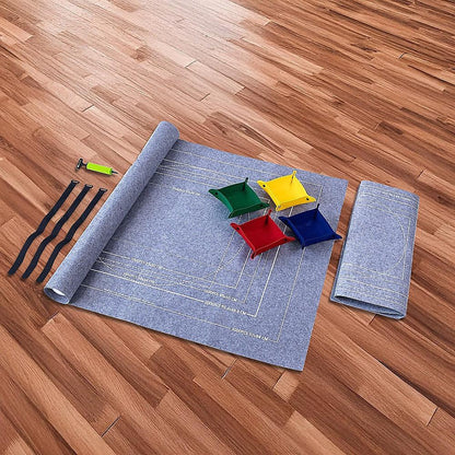 Puzzles Rollers 2 Sets Table Jigsaw Puzzles Felt Mat Board Inflator Puzzle Blanket - Mekamart Australia
