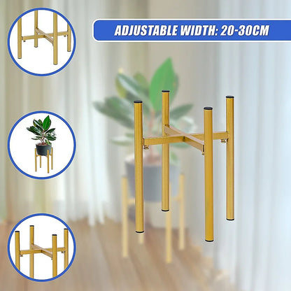 Metal Plant Stand Adjustable Indoor - Mekamart Australia