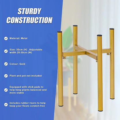 Metal Plant Stand Adjustable Indoor - Mekamart Australia