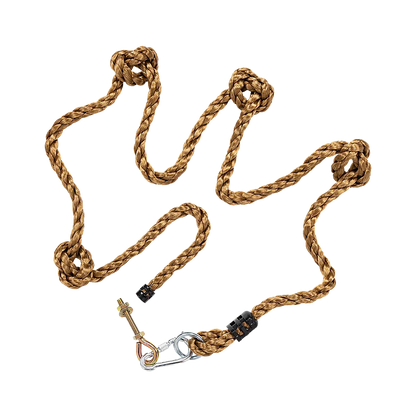 Jungle Gym Rock Climbing Holds Kids Wall Mounting Hardware Knotted Rope 25 Handles Playground - Mekamart Australia