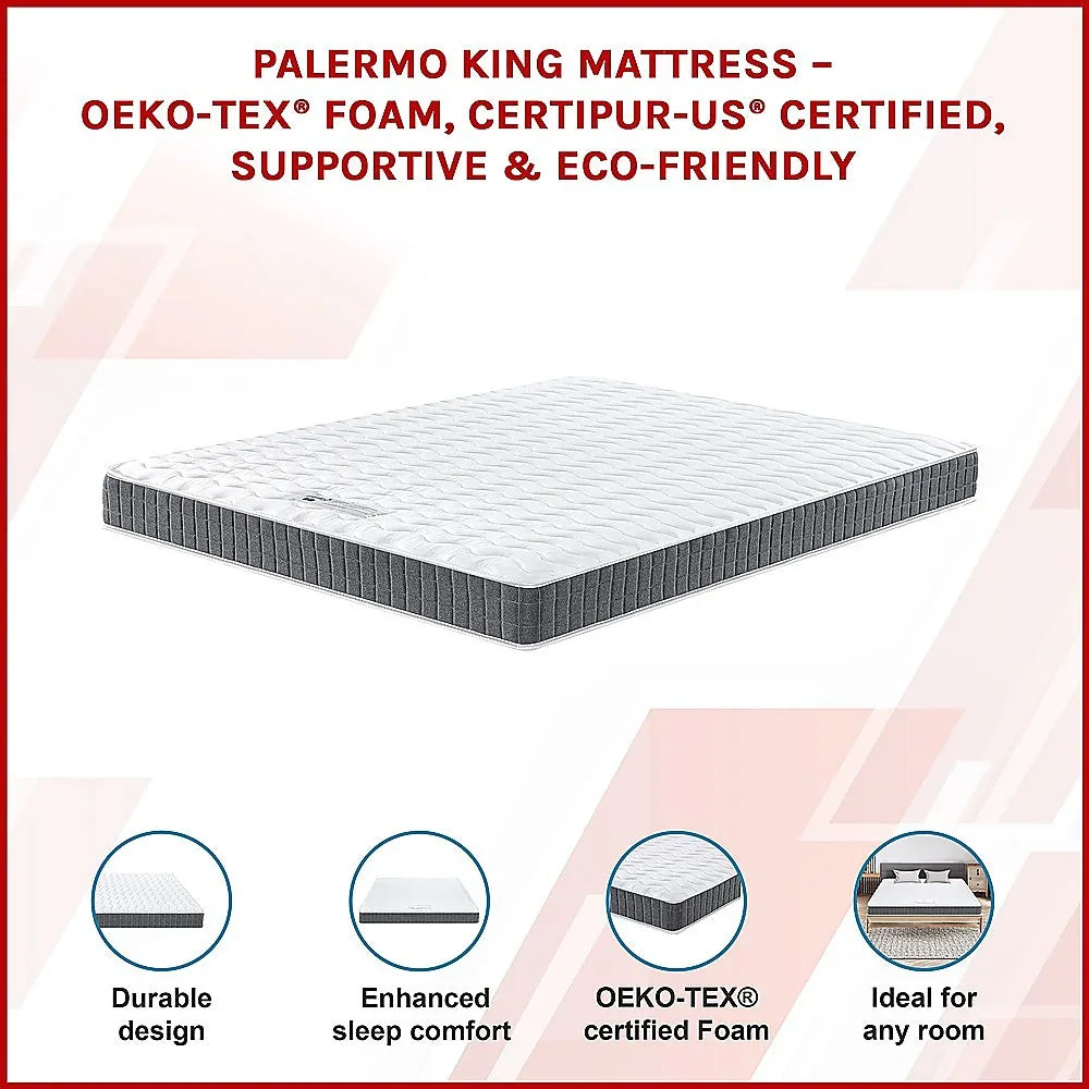 King Memory Foam Mattress – OEKO-TEX® Textile & CertiPUR-US® Certified Foam - Mekamart Australia