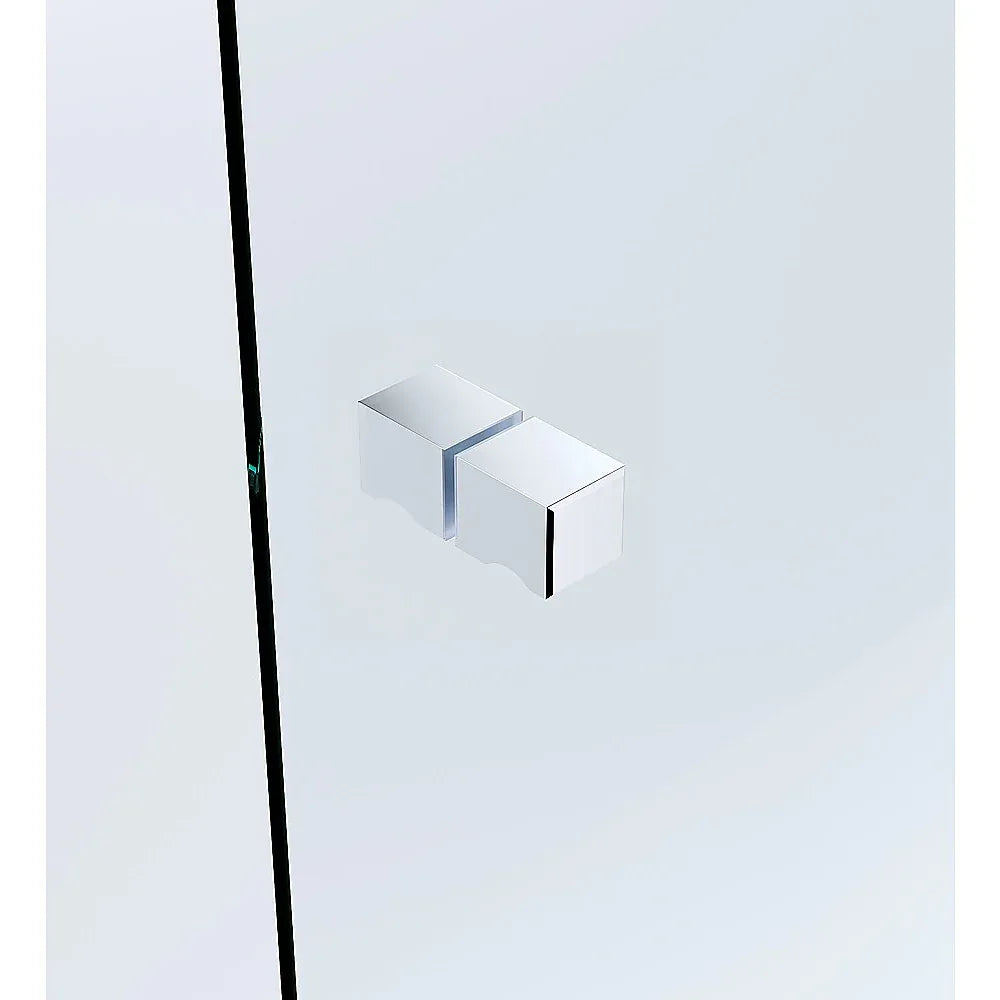 Brass Shower Door Square knob Handle in Chrome - Mekamart Australia