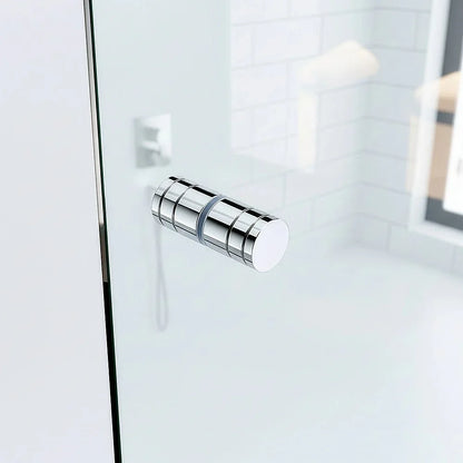 Brass Shower Door Round Knob Handle in Chrome - Mekamart Australia