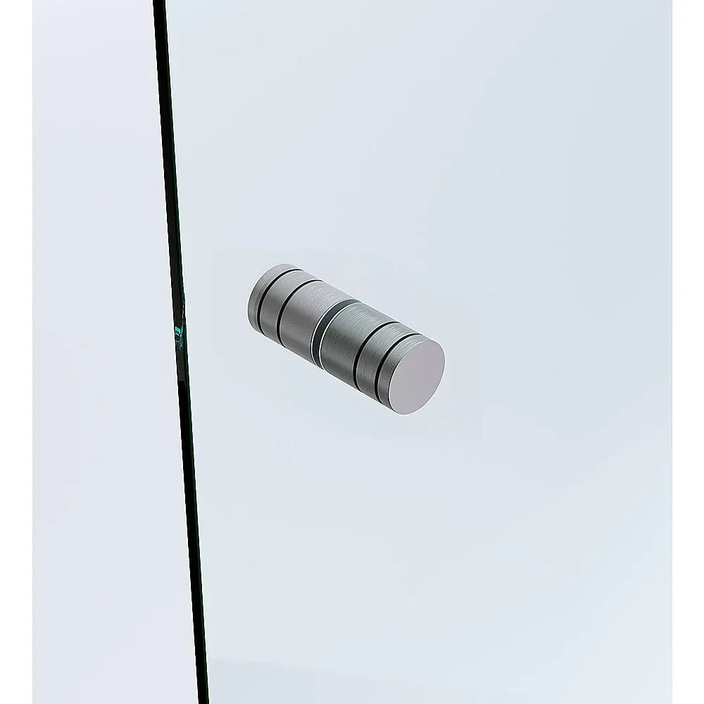 Brass Shower Door Round Knob Handle in Gunmetal - Mekamart Australia