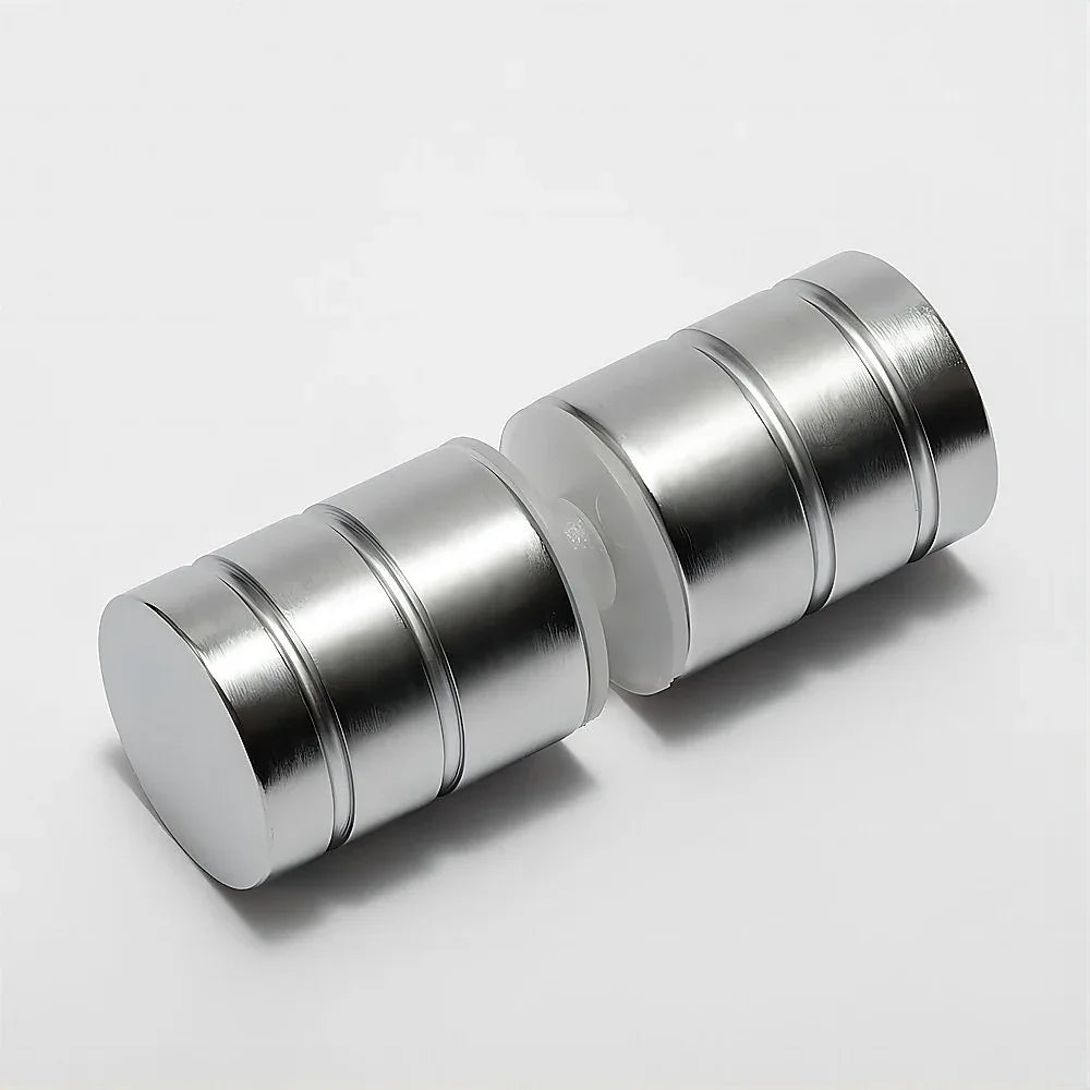 Brass Shower Door Round Knob Handle in Nickel - Mekamart Australia