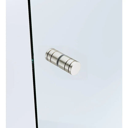 Brass Shower Door Round Knob Handle in Nickel - Mekamart Australia