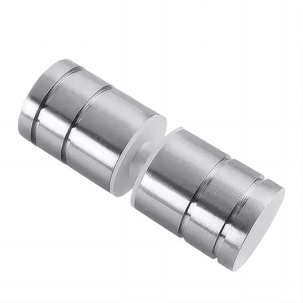 Brass Shower Door Round Knob Handle in Nickel - Mekamart Australia
