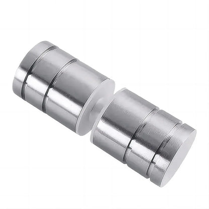 Brass Shower Door Round Knob Handle in Nickel - Mekamart Australia