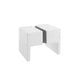 Brass Shower Door Square double pull Handle in White - Mekamart Australia