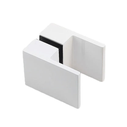 Brass Shower Door Square double pull Handle in White - Mekamart Australia