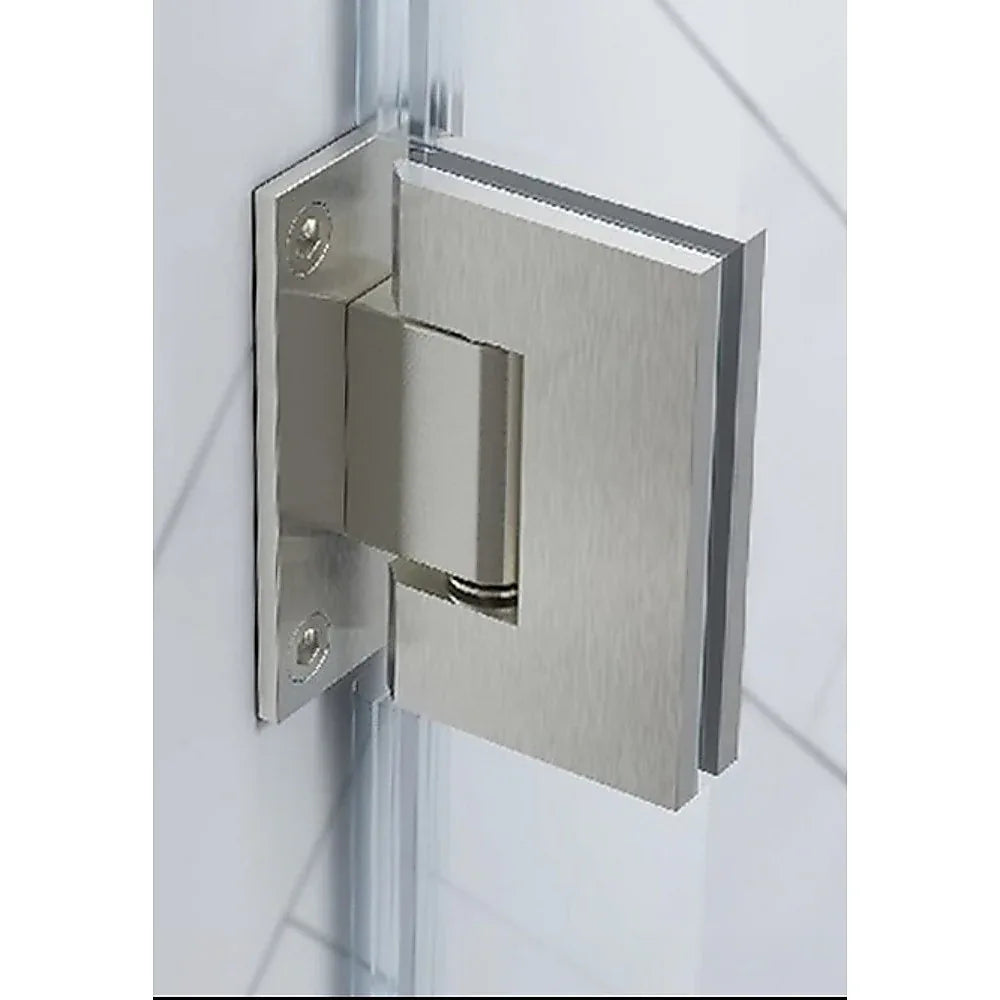 90° Brass Glass Shower Door L-Hinge in Gold - Mekamart Australia