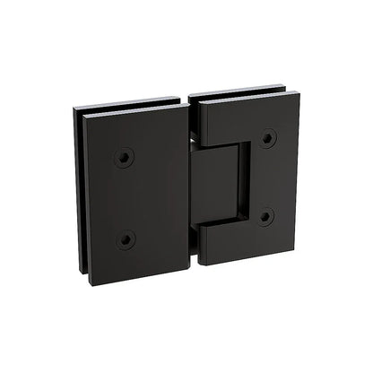 180 Degree Stainless steel Glass to Glass Shower Door Hinge in Black - Mekamart Australia