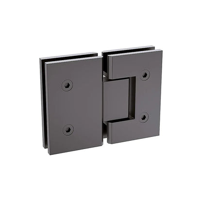 180 Degree Stainless steel Glass to Glass Shower Door Hinge in Gunmetal - Mekamart Australia