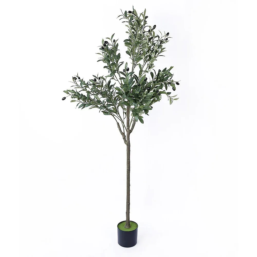 150cm Artificial Olive Tree – Tall Realistic Faux Green Indoor Plant for Home & Office - Mekamart Australia