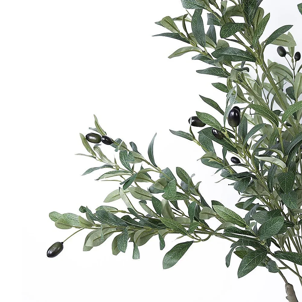 150cm Artificial Olive Tree – Tall Realistic Faux Green Indoor Plant for Home & Office - Mekamart Australia