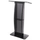 120cm Acrylic Podium Stand Black - Mekamart Australia