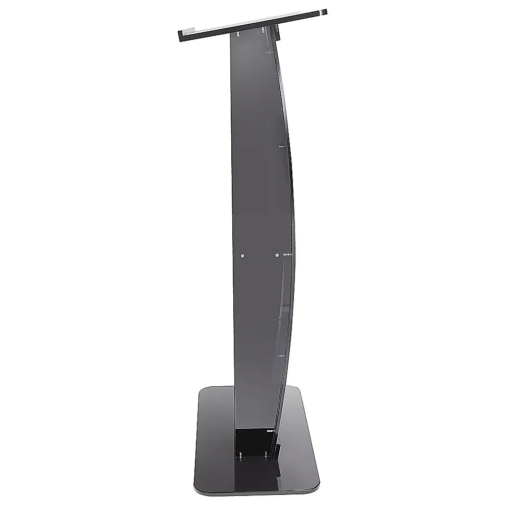 120cm Acrylic Podium Stand Black - Mekamart Australia