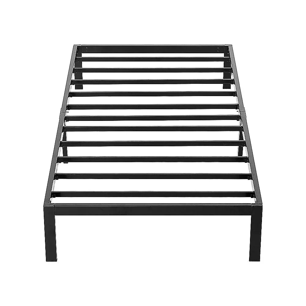 Single Full Metal Bed Frame Base – Sturdy Steel Bed Base for Australian Mattress - Mekamart Australia