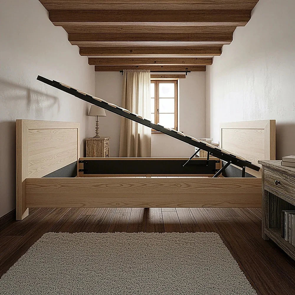 Queen Gas Lift Bed Mechanism with Frame – Storage Platform & Sofa Bed Kit - Mekamart Australia