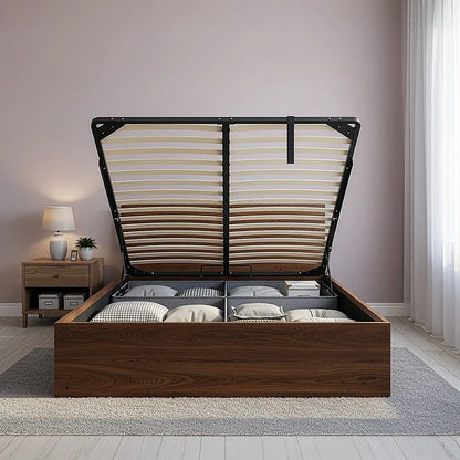 Queen Gas Lift Bed Mechanism with Frame – Storage Platform & Sofa Bed Kit - Mekamart Australia