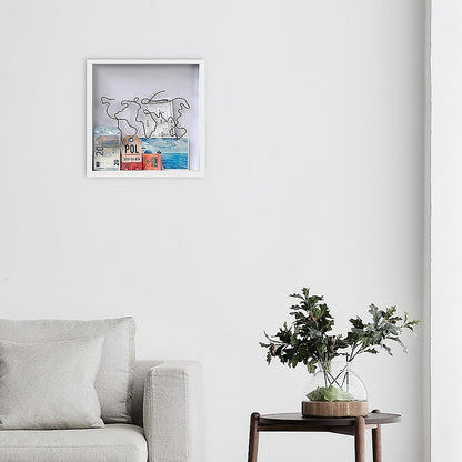 Explorer Memory Box Keepsake Picture Frame Wall Table