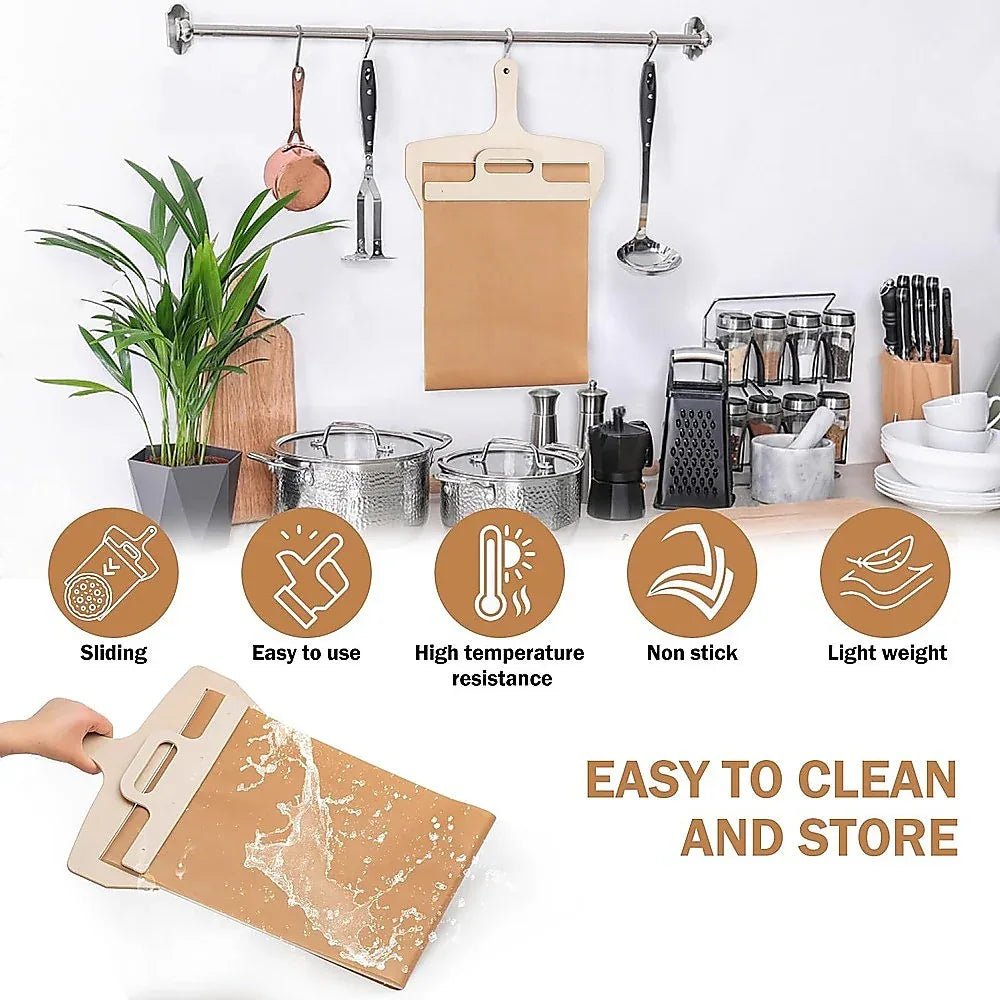 Pizza Slider Transfer Sliding Magic Peel Paddle - Mekamart Australia
