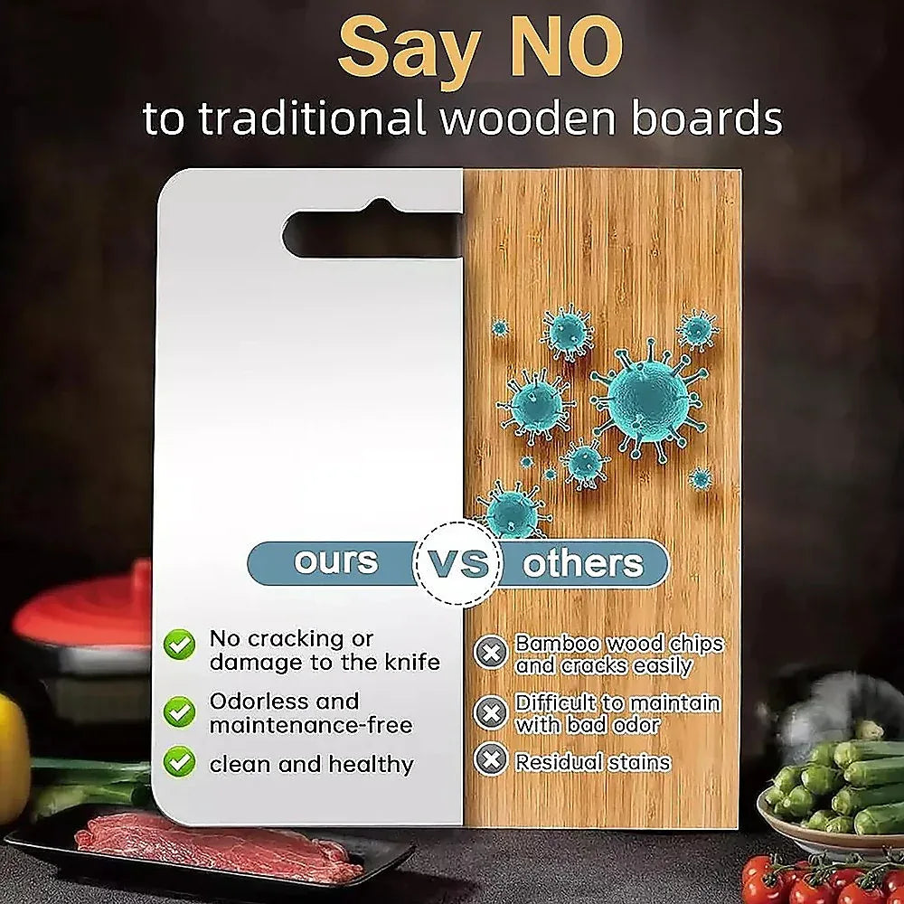 3 x 304SS Cutting Chopping Board Stainless Steel - Mekamart Australia
