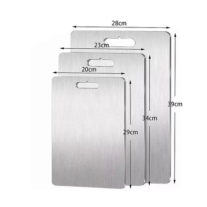 3 x 304SS Cutting Chopping Board Stainless Steel - Mekamart Australia